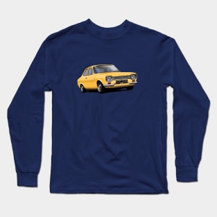 Ford Escort Mk 1 in sahara beige Long Sleeve T-Shirt